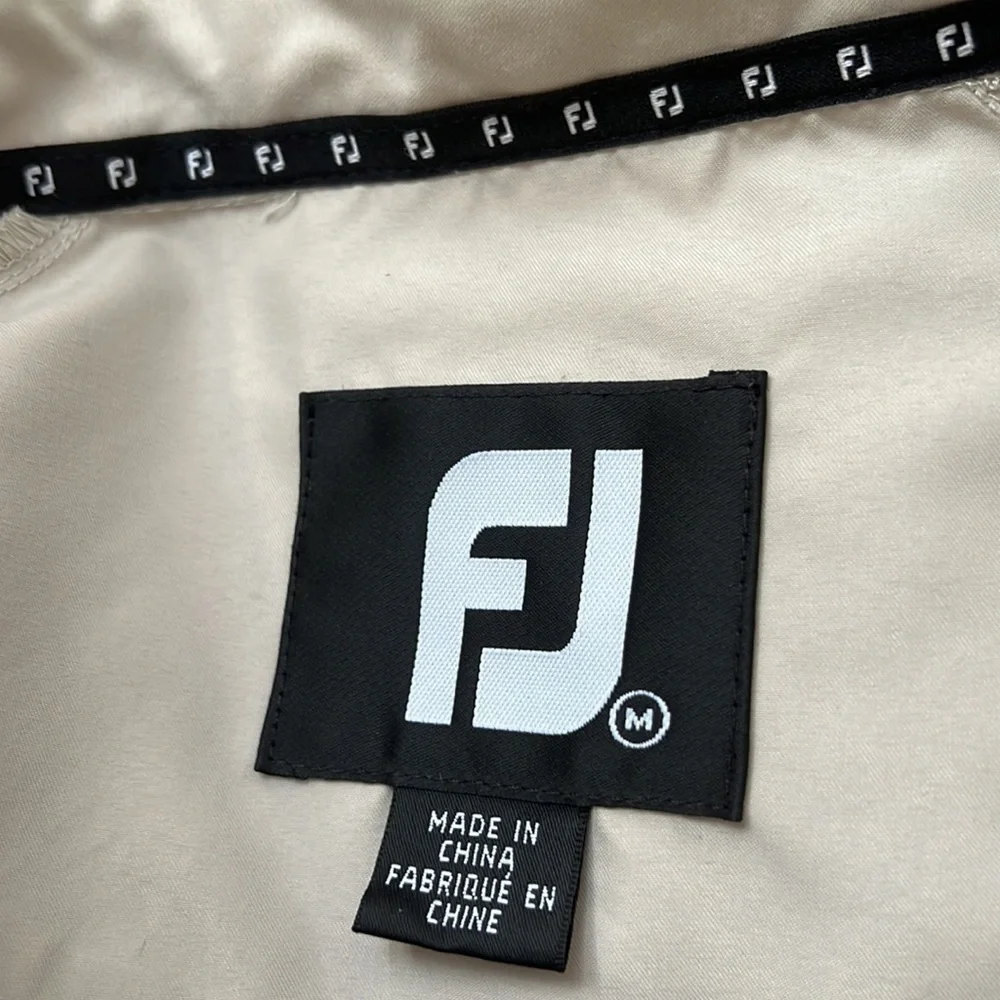 Foot Joy FJ Men’s Pullover Quarter Snap Jacket size M